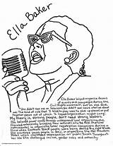 Coloring Pages History Baker Ruby Bridges Ella Month Maya Angelou Drawing Printable Civil Rights Getcolorings Getdrawings Color Template Colorings Sheets sketch template