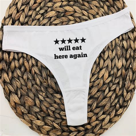 5 Stars Thong Will Eat Here Again Thong Five Stars Will Etsy