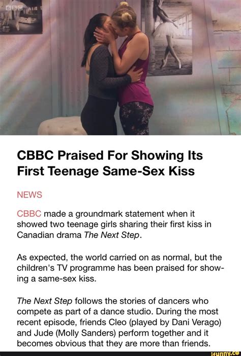 cbbc praised for showing its first teenage same sex kiss news cbbc made
