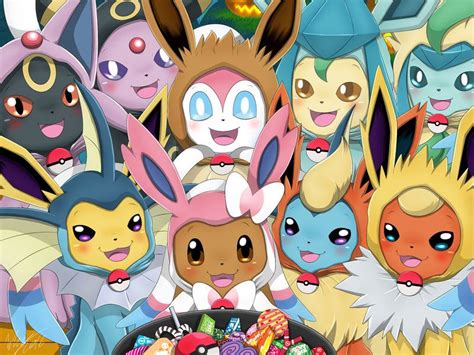 trick or treat eeveelution by winick on