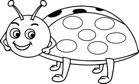 cartoon ladybug  text coloring page wecoloringpagecom