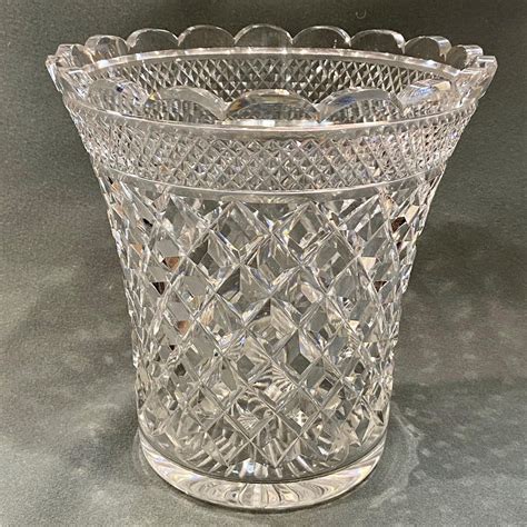 large cut lead crystal vase antique glass hemswell antique centres