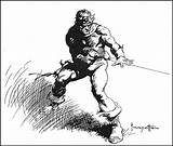 Frazetta Frank Coloring Drawings 13kb 624px sketch template