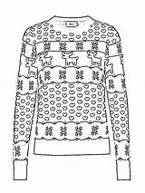 Sweater Christmas Colouring Pages Coloring Coloringpage Ca Colour Check Category sketch template