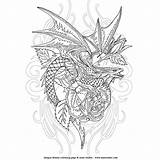 Colouring Stokes Fabelwesen Colorear Drachen Dragones Erwachsene Zum Malvorlagen Mermaid Ausmalen Print Künstler Dragons Ausmalbild Tatuajes Phantasie Mythical Zeichnungen Britische sketch template