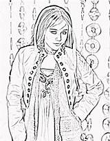 Hannah Montana Coloring Pages Cyrus Miley Disney Hm Printable Fanpop Peoples Color Movie Games Filminspector Google sketch template