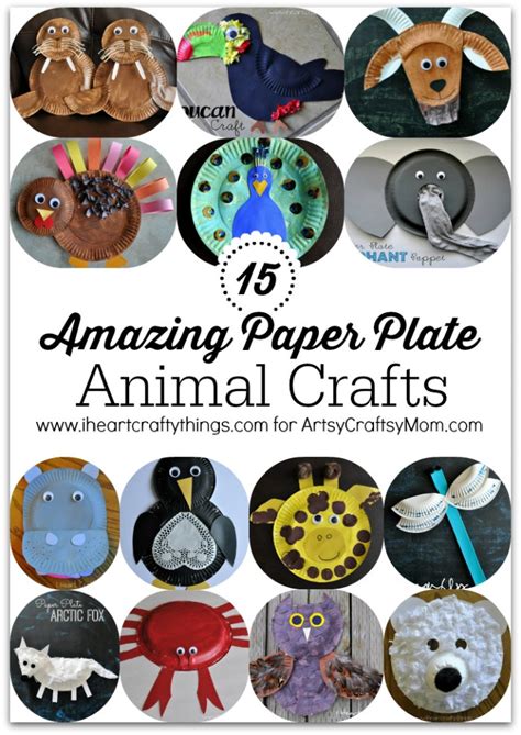 amazing paper plate animal crafts artsy craftsy mom