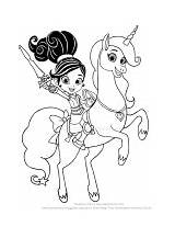 Valiente Princesse Chevalier Principessa Coloriages Cartonionline Unicornio Trinket Coraggiosa Unicorno Prinzessin sketch template