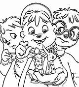 Alvin Chipmunks Drucken Wecoloringpage Chipwrecked Imprimer Dessins sketch template