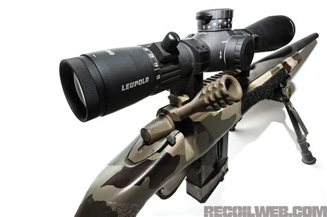 keeping   precision  leupold mark hd   scope recoil