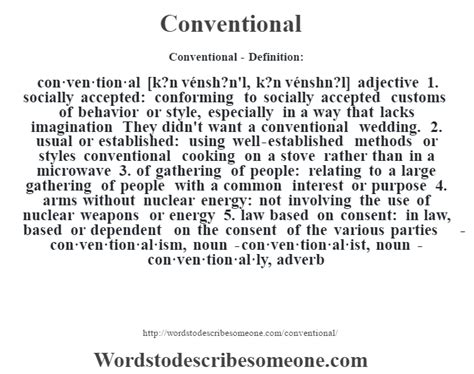conventional