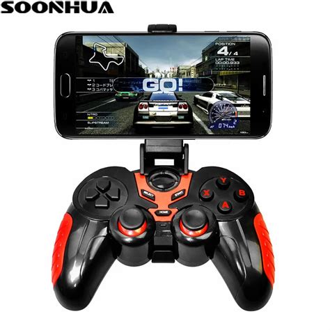 soonhua smart phone game controller wireless joystick bluetooth android gamepad gaming remote