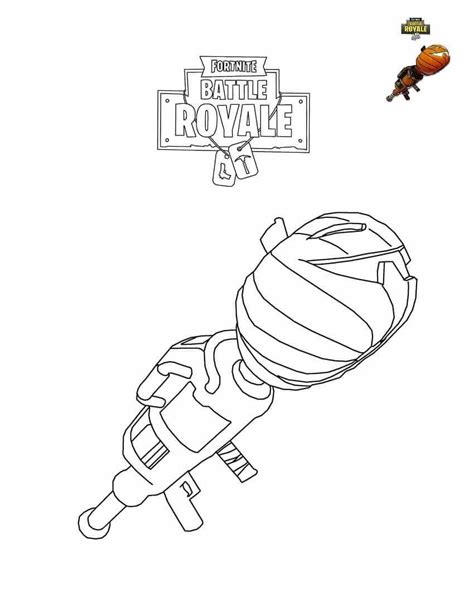 fortnite pumpkin launcher coloring page avengers coloring pages