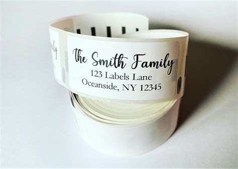 custom return address labels roll personalized labels roll etsy