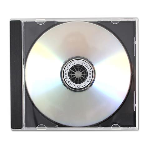 standard cd jewel case black tray  shipping cdromgo