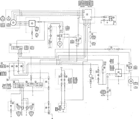 yamaha big bear  electrical diagram wiring diagram  schematic role