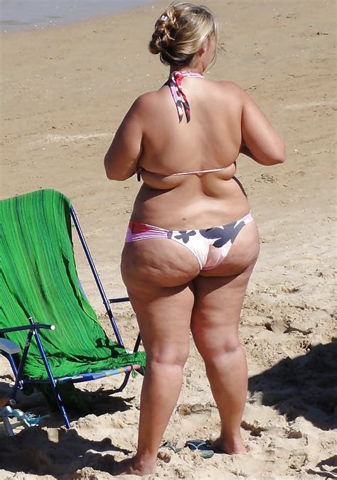 spying big butt beach voyeur candid mature booty 78