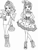 Thorn Coloring Pages Faybelle Getcolorings Ever After High sketch template