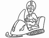 Ski Doo Coloring Pages Skidoo Snowmobile Drawing Getdrawings Printable Getcolorings Print Color sketch template