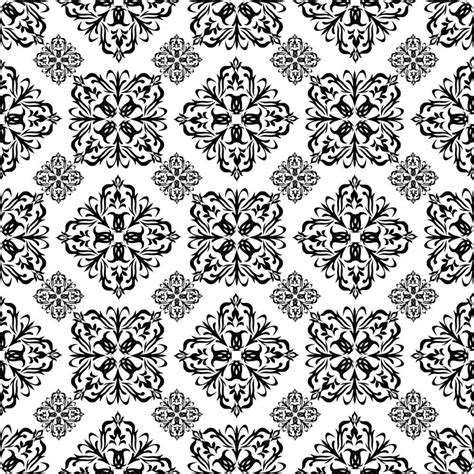 mono black wallpaper  seamless repeating pattern  white background mono paper