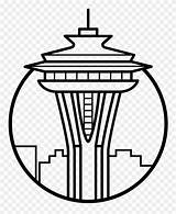 Needle Space Seattle Pinclipart Clipart Coloring Icon sketch template