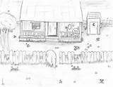 Radley Boo House Sketch Deviantart Drawings Sketches Project Paintingvalley sketch template