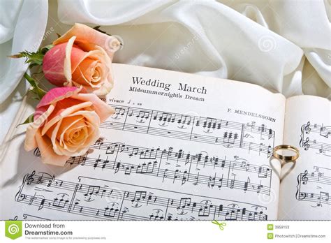 wedding song stock image image of romantic flowers march 3959153