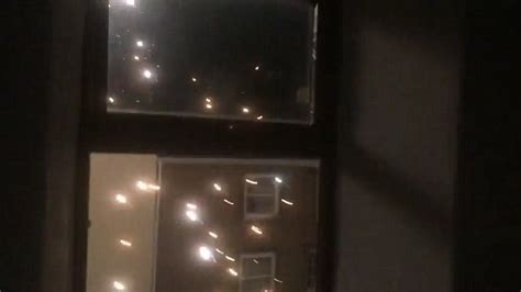 Watch Shocked Residents Film Electricity Cables Sparking Metro Video