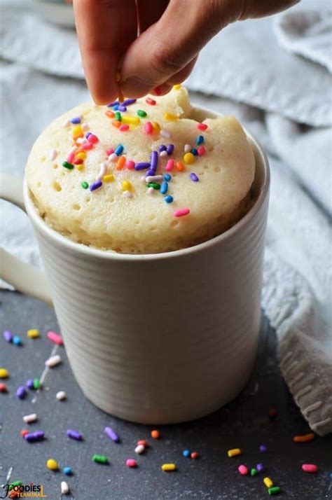 vanilla mug cake  egg eggless vanilla mug cake microwave