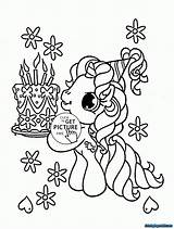 Coloring Birthday Pages Happy Unicorn Cake Pony Little 5th Inspirationa Birthda Marvelous Animal Divyajanani sketch template