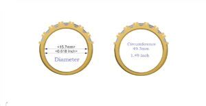 printable ring size chart