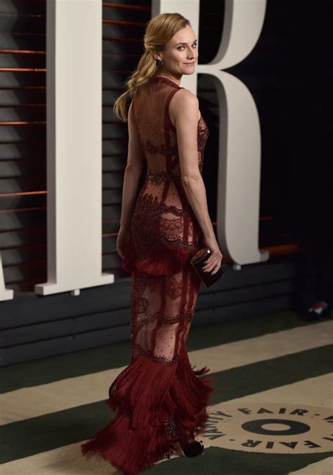 Diane Kruger Wears A Naked Dress To The Vanity Fair Oscars