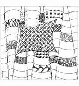 Zentangle Coloring Pages Adults Adult Printable Kids Abstraction Exclusive Stress Anti Work Original Print Nggallery Justcolor sketch template