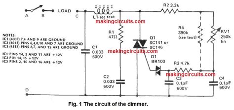 light dimmer circuit