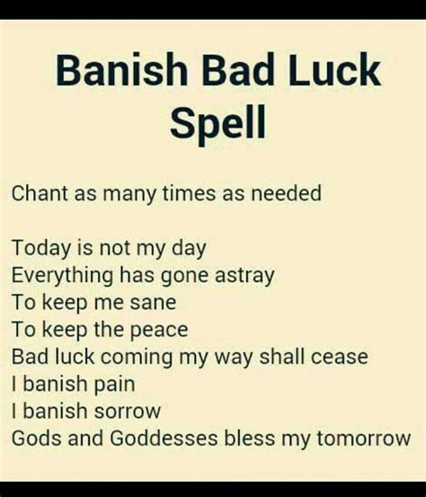 Luck Spells Spells Witchcraft Good Luck Spells