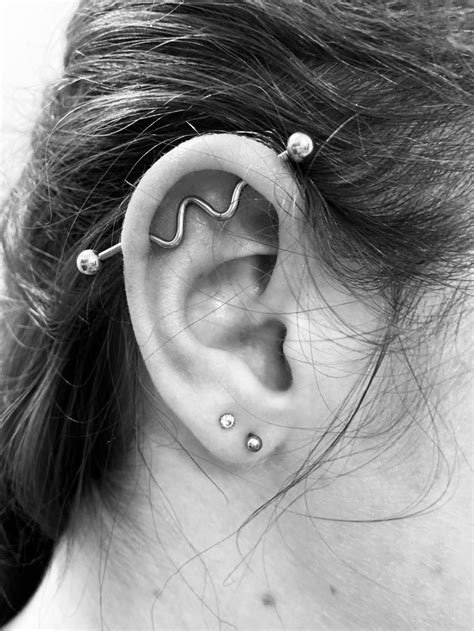 Industrial Piercing Cool Ear Piercings Cute Ear Piercings Cute