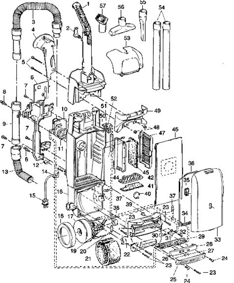 hoover windtunnel parts diagram wiring diagram pictures
