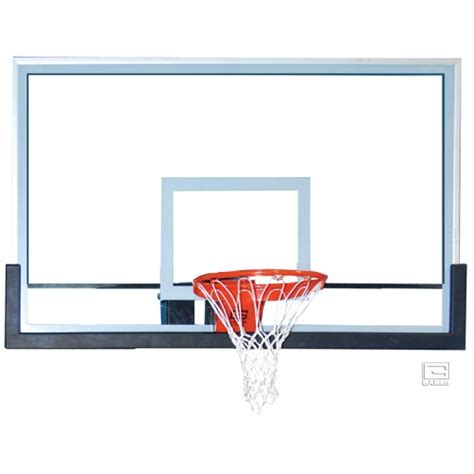 glass rectangular backboard  clear view