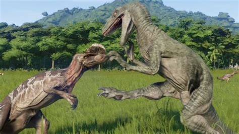 jurassic world evolution velociraptor  dilophosaurus p fps  xxx