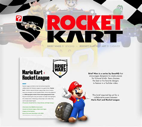 Rocket Kart Mario Kart X Rocket League Event On Behance