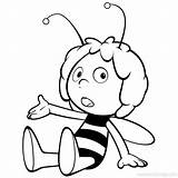 Bee Maya Coloring Pages Confused Xcolorings 730px 51k Resolution Info Type  Size Jpeg sketch template