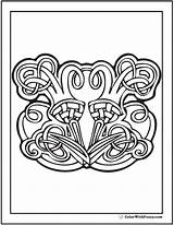 Celtic Coloring Pages Thistle Scotland Scottish Irish Printable Colorwithfuzzy Getcolorings Color Gaelic Print Getdrawings sketch template