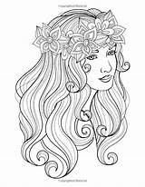 Coloring Pages Hard People Adult Beautiful Adults Girl Hair Color Sandbox Printable Colored Colouring Colorings Lady Sheets Baylee Jae Book sketch template