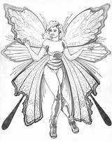 Fairy Drawing Pencil Fairies Drawings Easy Beautiful Dark Sketches Getdrawings sketch template