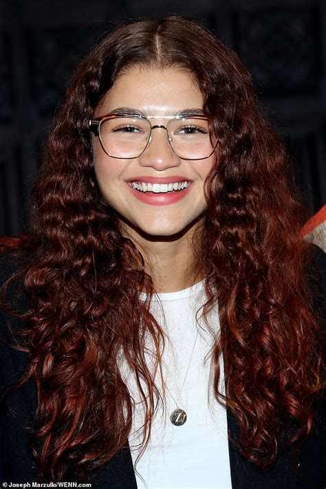 zendaya has specs appeal as she enjoys night on broadway to see harry