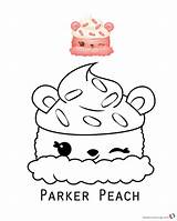 Num Coloring Noms Pages Peach Parker Printable Print Cute Color Sheet Series sketch template