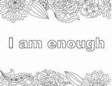 Coloring Pages Frame Re Yr Resilience Unique Book Am Enough sketch template