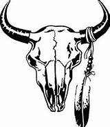 Buffalo Skull Sketch Drawing Skulls Getdrawings sketch template