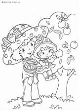 Strawberry Shortcake Apple Coloring Pages Dumplin Dumpling Color Charlotte Coloriage Pommes Pomme Ramasse La Des Print Dolls sketch template