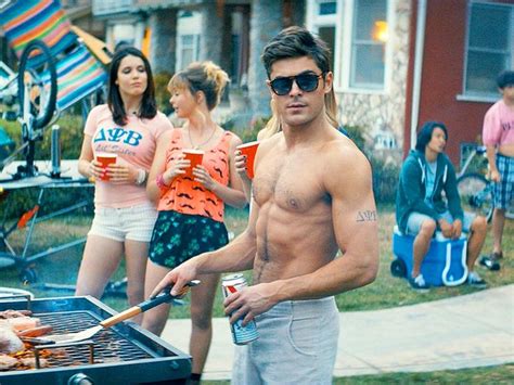 shirtless zac efron looking ab tastic in still from his